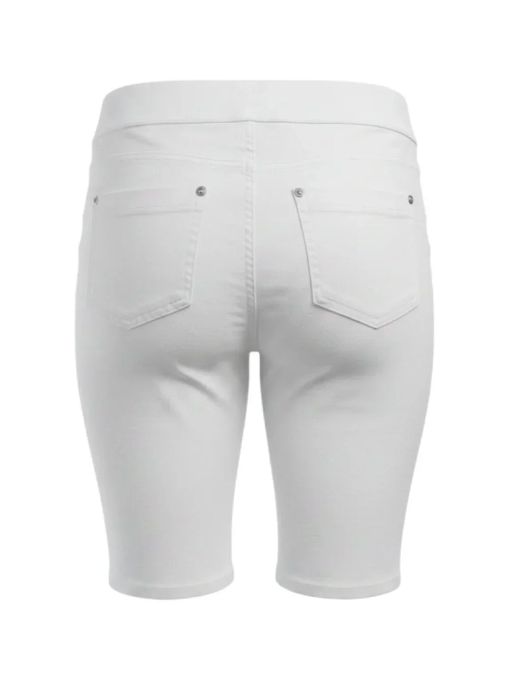 Simply Vera Vera Wang Women's Simply Vera White Bermuda Shorts M - Picture 2 of 12
